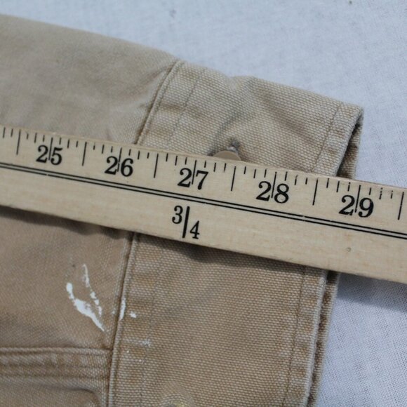 Carhartt Tan Men's Shirt Long Sleeve Rugged  Outwear Construction Size XL - Picture 3 of 9